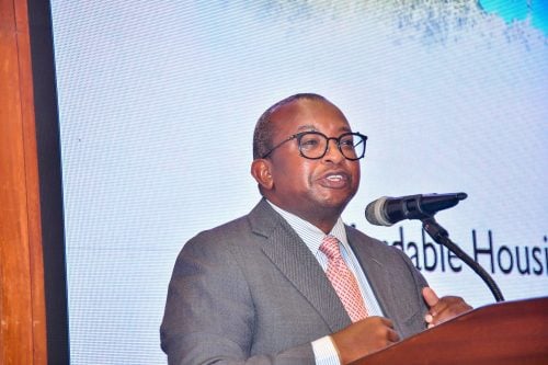Housing PS Charles Hinga speaks during a past event. PHOTO/https://www.facebook.com/housingandurban