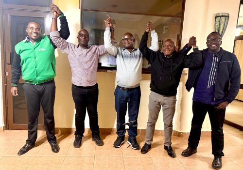 Boni Khalwale, Brian Lishenga and Cleophas Malala while endorsing Seth Panyako for Malava seat. PHOTO//https://www.facebook.com/photo/?fbid=858511816575547&set=pb.100072502085571.-2207520000