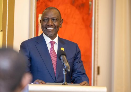 President William Ruto speaks in Qatar. PHOTO/https://www.facebook.com/williamsamoei