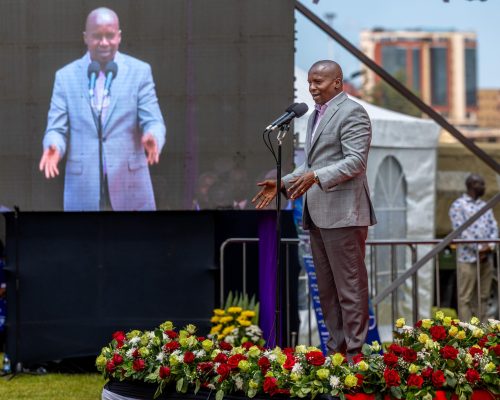 Kithure Kindiki during the Sunday service in Nandi on November 16, 2025. PHOTO/https://www.facebook.com/Kithure Kindiki