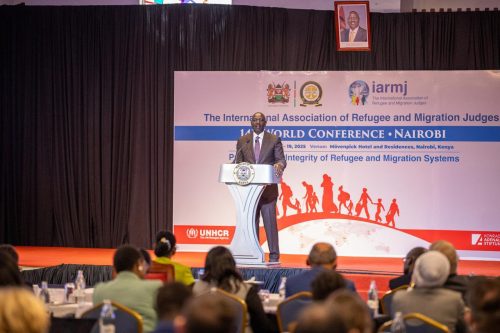 William Ruto during the opening of the 14th International Association of Refugee and Migration Judges. PHOTO/https://www.facebook.com/William Samoei Ruto