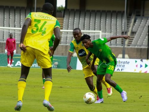 Nairobi United vs AS Maniema Union at Kasarani. PHOTO/https://www.facebook.com/A.S Maniema Union