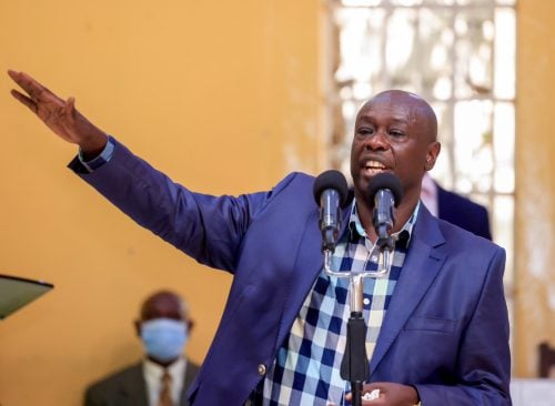 Gachagua during the thanksgiving event in Kariobangi North, on Sunday, November 30, 2025. PHOTO/https://www.facebook.com/H.E. Rigathi Gachagua, EGH