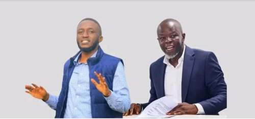 ODM's Boyd Were (left) and Philip Aroko (Right): PHOTO/Screengrab by People Daily Digital