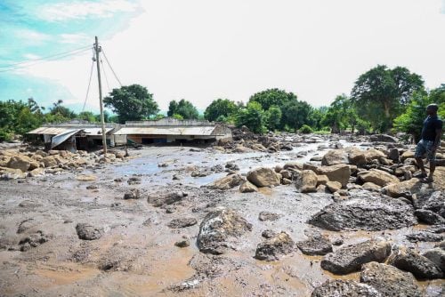 Scale of destruction in Chesongoch following the landslide: PHOTO/@KenyaRedCross/X