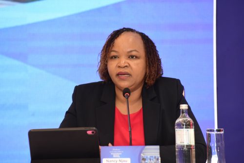 Family Bank’s CEO and MD Nancy Njau during a past event. PHOTO/@FamilyBankKenya/X