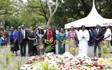 CJ Koome leads Judiciary delegation to Raila Odinga’s graveside in Bondo