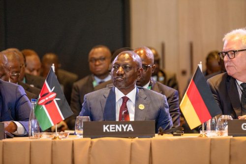 William Ruto during the 7th AU-EU Summit in Luanda, Angola. PHOTO/@WilliamsRuto/X