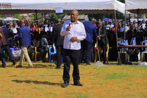 Amos Nyaribo during a past event. PHOTO/@GovernorNyaribo/X