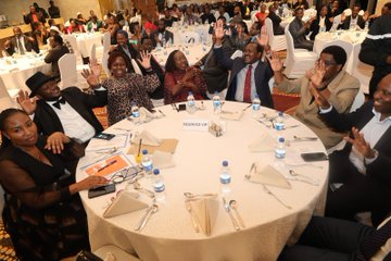 Kalonzo Musyoka appearing at the 
Law Society of Kenya
  Public Interest Gala on Friday night, October 31, 2025. PHOTO/@skmusyoka