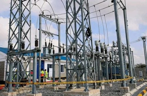 Power lines in station. Image is used for illustration. PHOTO/facebook.com/KenyaPowerLtd