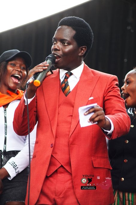 Kasmuel McOure in a past event. PHOTO/@_KasKazini/X