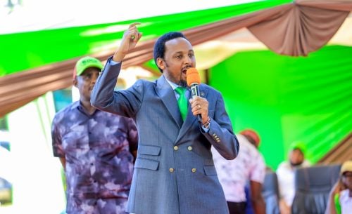Kiambu Senator Karungo wa Thang'wa during a past event@KarungoThangwa/X