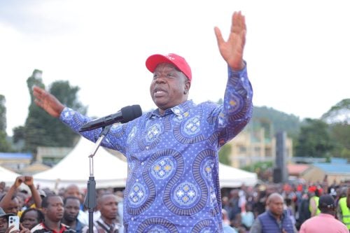 Former Interior Cabinet Secretary Fred Matiang’i during a past rally: PHOTO/@RealMatiangi/X