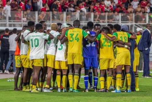 Nairobi United FC Players during their past match: PHOTO/facebook.com/williamsamoei