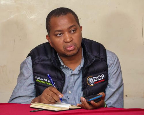 Nairobi DCP Patron Irungu Nyakera during a past event: PHOTO/@wnyakera/X