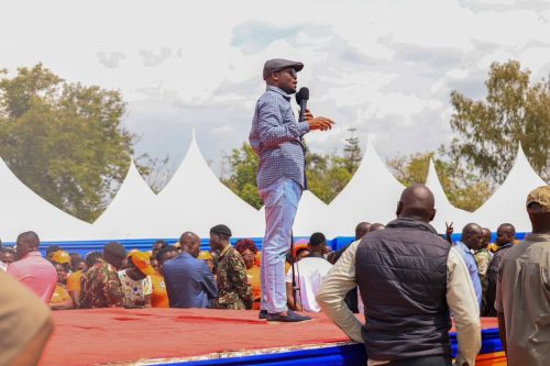 PS Raymond Omollo Speaking on Saturday, November 8, 2025, during the Women's Economic Empowerment Programme in Ugunja. PHOTO/@ray_omollo/X