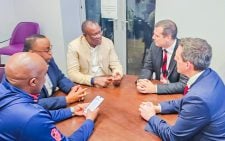 Owalo meets Bournemouth bosses, explores ways to develop Kenyan football