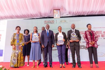President William Ruto during official opening of the 2025 EAC MSMEs Trade Fair at Uhuru Gardens, Nairobi, on Tuesday, November 11, 2025. PHOTO/@WilliamsRuto/X
