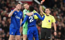 Everton’s Gueye red card appeal against Manchester United rejected