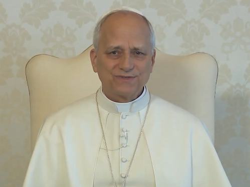 Pope Leo during a past event. PHOTO/Screengrab by People Daily Digital