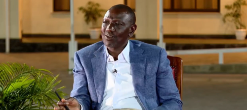 William Ruto during a media engagement at the Kitui State Lodge on November 13, 2025. PHOTO/A screengrab by PD Digital