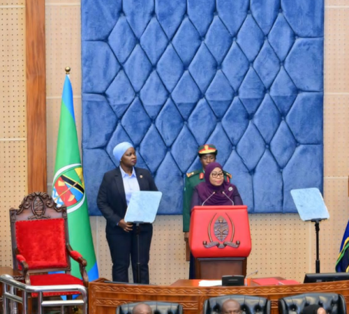 Tanzanian President Samia Suluhu during the 13th Parliament of the United Republic of Tanzania on Friday, November 14, 2025. PHOTO/@SuluhuSamia/X
