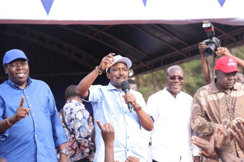 United Opposition during a campaign in Malava: PHOTO/Screengrab by People Daily Digital