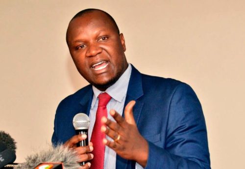 Lawyer Willis Otieno speaks during a past media presser. PHOTO/Screengrab by People Daily Digital