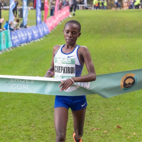 Cynthia Chepkirui won World Athletics Cross Country Tour Gold event at Llandaff Fields on Saturday, November 8, 2025. PHOTO/ World Athletics