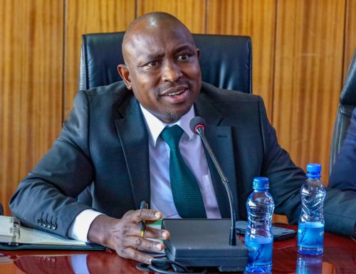 Kenya Sugar Board CEO- Jude Chesire during a meeting: PHOTO/Joel Chacha