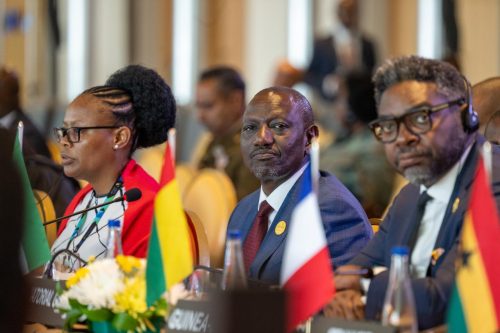President William Ruto during Angola AU reforms meeting on Tuesday, November 26, 2025. PHOTO/https://www.facebook.com/williamsamoei