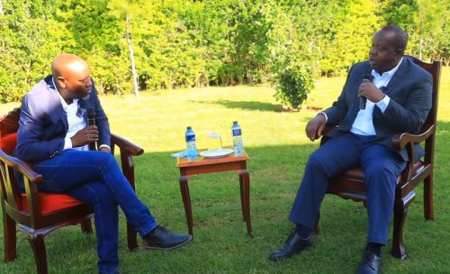 Fred Matiang'i during a local radio interview on Monday, November 24, 2025. PHOTO/@RealMatiangi/X
