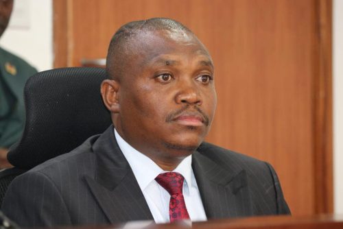 Sports PS Elijah Mwangi during the Committee seating on Tuesday, November 25, 25 at Parliament Buildings. PHOTO/The Parliament of Kenya