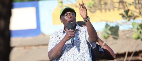 DCP Leader Rigathi Gachagua speaks in Mbeere North. PHOTO/Screengrab by PeopleDaily Digital