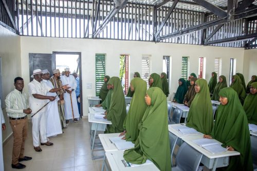 President William during the official opening of Yussuf Haji Girls Secondary School in Garissa on Saturday, November 29, 2025. PHOTO/@WilliamsRuto/X