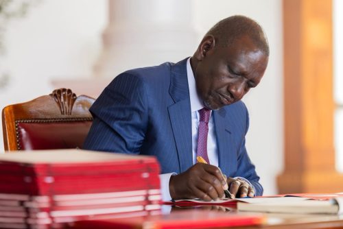 President William Ruto during a past event: PHOTO/facebook.com/williamsamoei