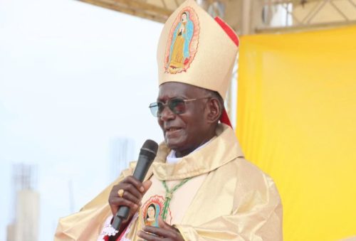 The late Bishop Emeritus Rt. Rev. Philip Sulumeti of the Catholic Diocese of Kakamega. PHOTO/@4thPresidentKE/X