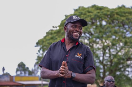 Trans Nzoia governor George Natembeya during a past event: PHOTO/@GeorgeNatembeya/X