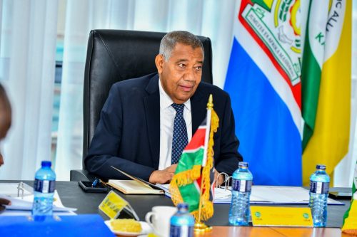 Deputy Party Leader and Lamu Governor Issa Timamy during NSC meeting: PHOTO/@UDAKenya/X