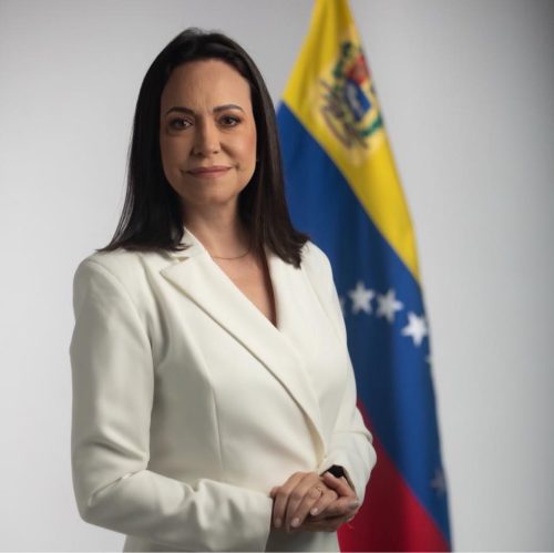 Venezuela opposition leader María Corina Machado during a past event. PHOTO/https://www.facebook.com/mariacorinaya