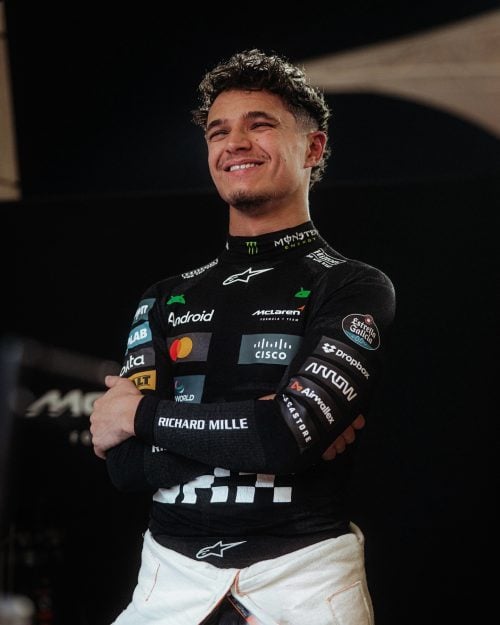 Lando Norris, during a past event. PHOTO/https://www.facebook.com/landonorris1/photos