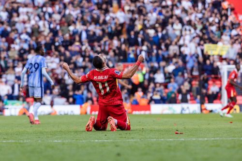Liverpool star Mohamed Salah during a past match. PHOTO/https://www.facebook.com/momosalah