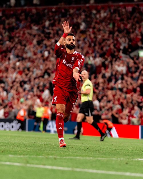 Liverpool star Mohamed Salah during a past match. PHOTO/https://www.facebook.com/momosalah