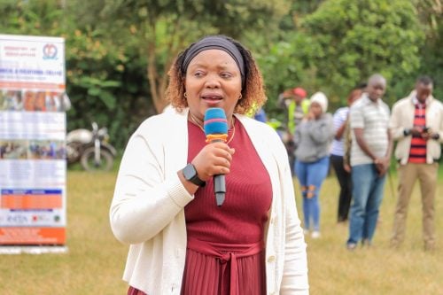 Nyeri Women Representative Rahab Mukami. PHOTO/https://www.facebook.com/MukamiMaendeleoMashinani