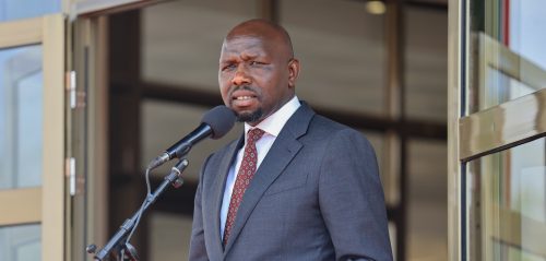 Interior CS Kipchumba Murkomen. PHOTO/https://www.facebook.com/OnesimusKipchumbaMurkomen