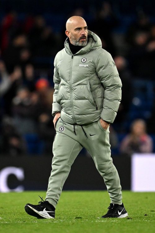 Chelse FC boss Enzo Maresca during a past match. PHOTO/ https://www.facebook.com/profile.php?id=100063477589225
