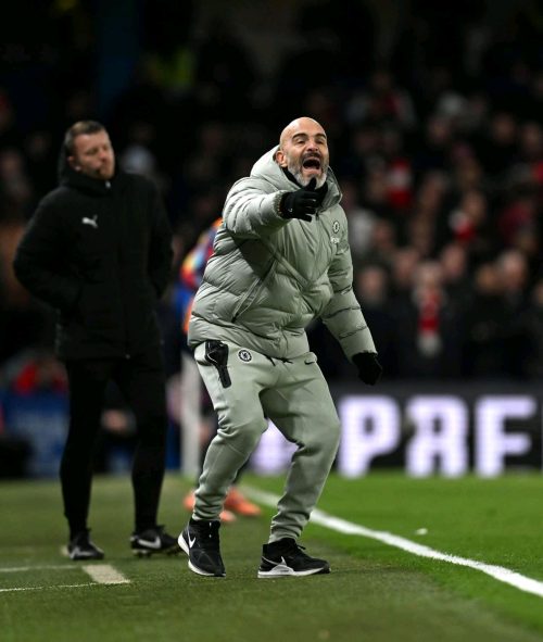 Chelse FC boss Enzo Maresca during a past match. PHOTO/ https://www.facebook.com/profile.php?id=100063477589225