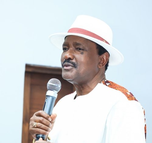 Wiper leader Kalonzo Musyoka while speaking during the Lower Eastern Advocates Forum on Sunday, December 7, 2025. PHOTO//https://www.facebook.com/photo/?fbid=1405703240916494&set=pcb.1405705304249621