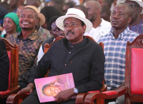 Kalonzo Musyoka during the burial of Beryl Odinga in Bondo. PHOTO/https://www.facebook.com/Kalonzo Musyoka